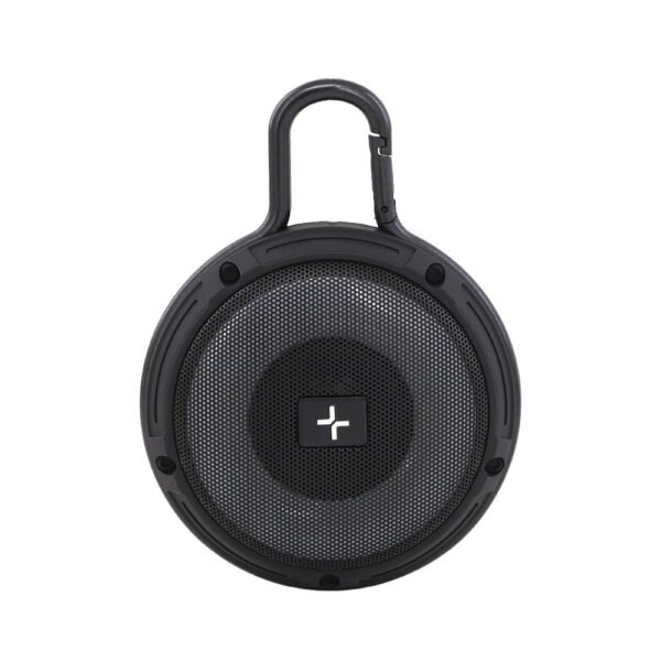 30443- PARLANTE TRAVEL TECH ,15X11X4 +INFO+FOTOS ,RESISTENTE AL AGUA ,MICRO SD 10 HORAS DE AUTONOMÍA ,MOSQUETON INTEGRADO PARA COLGAR ,TAPA ANTI-SUCIEDAD,INCLUYE CABLE DE CARGA , INCLUYE PACKAGING - Imagen 3