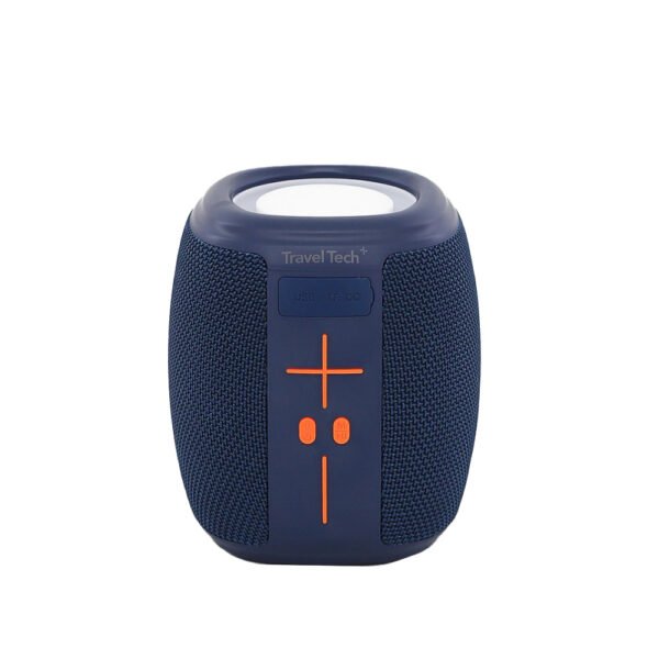 30444- PARLANTE TRAVEL TECH ,CON LUCES 14X11X11 +INFO+FOTOS ,RESISTENTE AL AGUA ,MICRO SD, 10 HORAS DE AUTONOMÍA, TAPA ANTI-SUCIEDAD, CINTA DE AGARRE ,INCLUYE CABLE CARGA, INCLUYE PACKAGING - Imagen 13