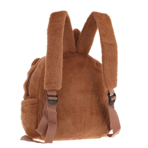53708 - Mochila Peluche Capibara +INFO+FOTOS Info: 11p, bolsillo frontal, tiras regulables Composición: peluche Alto: 28cm Ancho: 25cm Profundidad: 11cm - Imagen 2