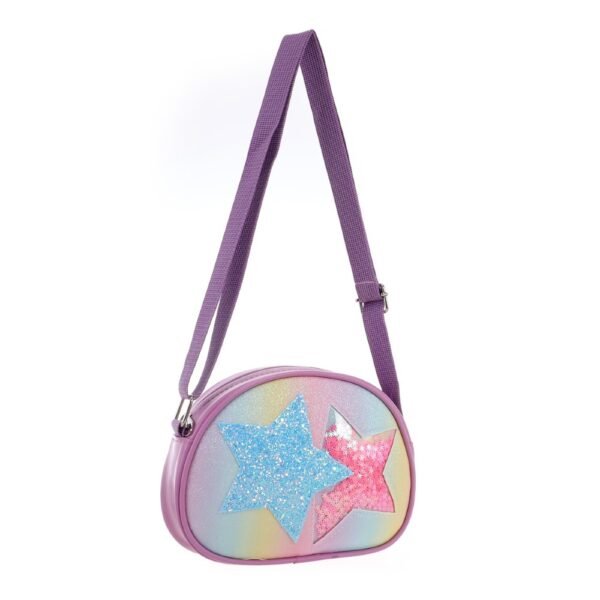 53729 - Carterita Infantil Trendy +INFO+FOTOS Info: Tira regulable, contiene glitter Composición: 70pu 30pvc Alto: 15cm Ancho: 19cm Profundidad: 6cm - Imagen 3