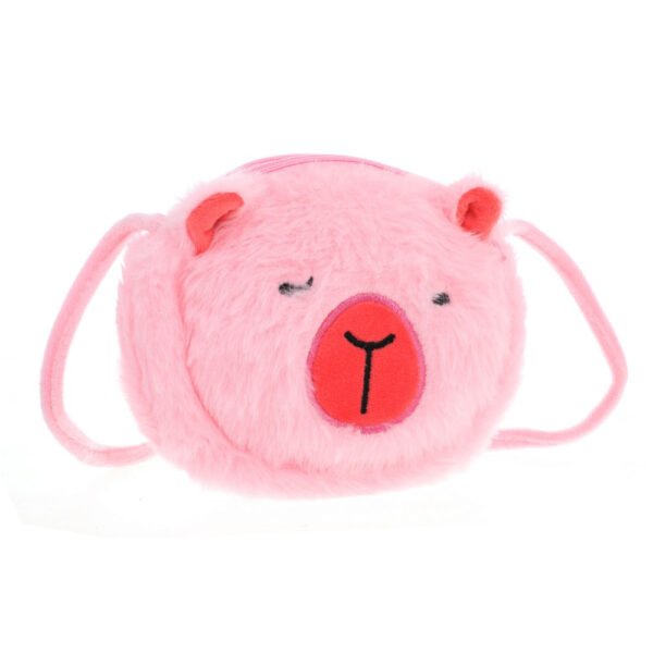 53810 - Carterita Peluche Capibara +INFO+FOTOS Info: Doble compartimento Composición: peluche Alto: 12cm Ancho: 14cm Profundidad: 4cm - Imagen 3
