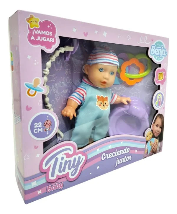 *55799- BEBOTE TINY CRECIENDO JUNTOS C/ACCESORIOS 30X25X8 +INFO+FOTOS - Imagen 7