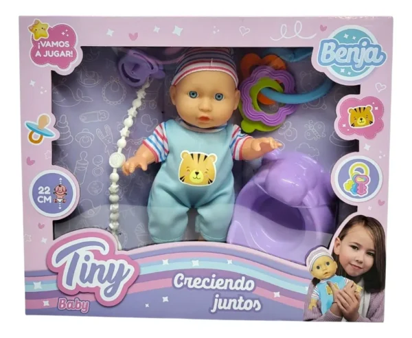 *55799- BEBOTE TINY CRECIENDO JUNTOS C/ACCESORIOS 30X25X8 +INFO+FOTOS - Imagen 3