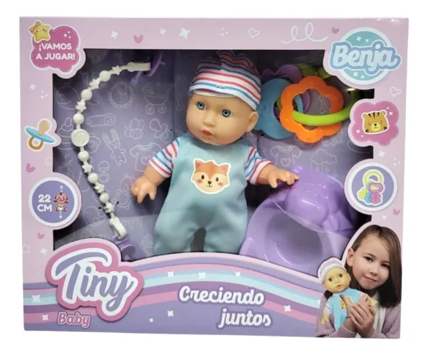 *55799- BEBOTE TINY CRECIENDO JUNTOS C/ACCESORIOS 30X25X8 +INFO+FOTOS - Imagen 8