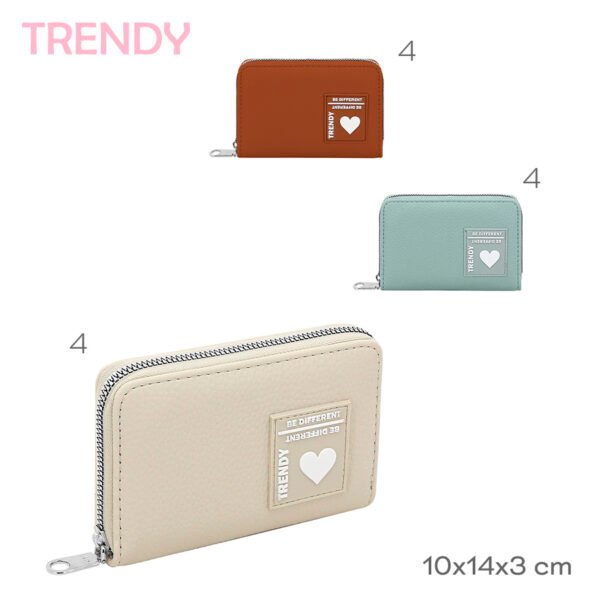 30247 - Billetera Trendy ,+INFO+FOTOS Composición: PU Alto: 10cm Ancho: 14cm Profundidad: 3cm