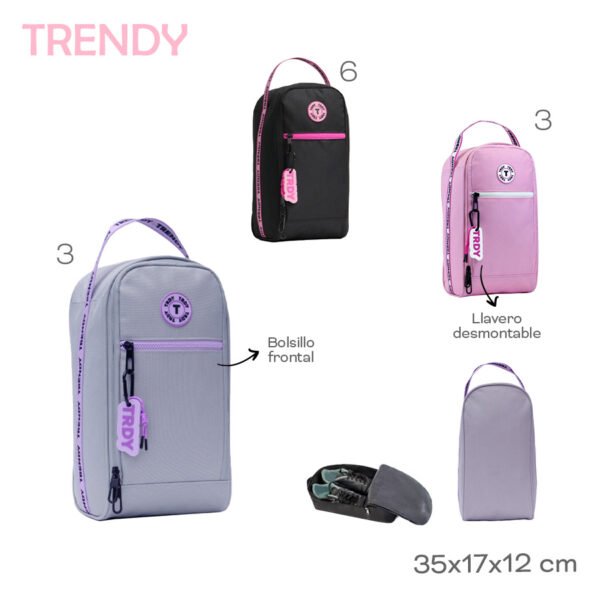 28541 - Botinero Trendy +INFO+FOTOS  Info: Bol front, llavero desmont  Composición: Cordura  Alto: 35cm  Ancho: 17cm  Profundidad: 12cm