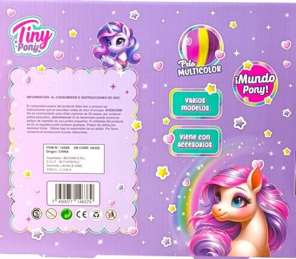 54355 - CABALLO TINY PONY C/ACCESORIOS CAJA 29X24X8 +INFO+FOTOS - Imagen 6