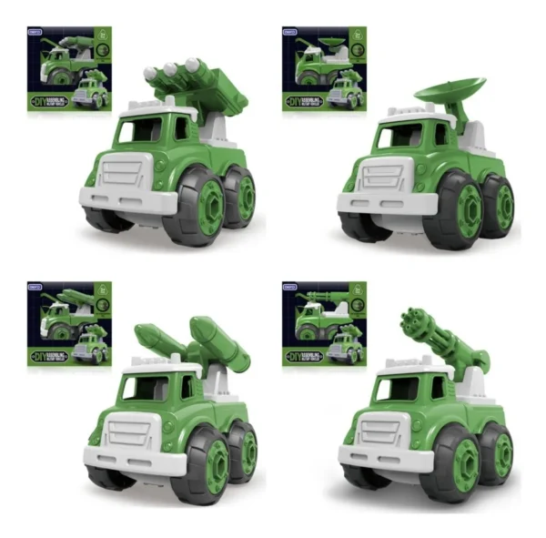 *59820- CAMION DESARMABLE MILITAR INTERACTIVO C/HERRAMIENTA DE DESARME VARIOS MOD 13X13X9 - 470GR +INFO+FOTOS - Imagen 8