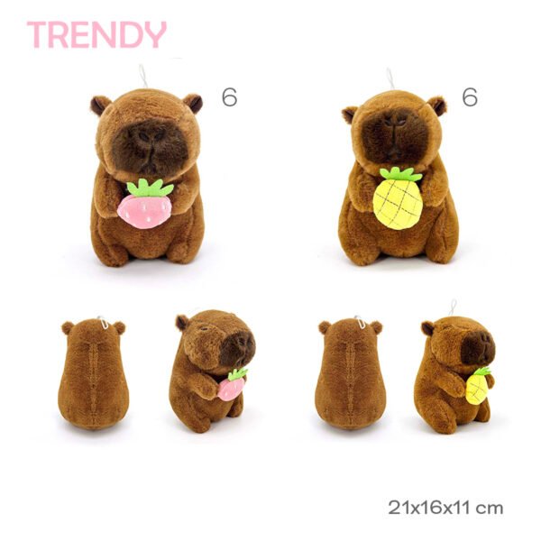30451- CAPIBARA  FRUTAS LÍNEA TRENDY 21X16X11 +INFO+FOTOS