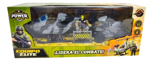55538- SET MILITAR HELICÓPTERO Y CUATRICICLO C/ACCES 41X11X16 +INFO+FOTOS - Imagen 9