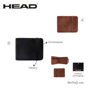 29485-	Billetera Head	8 cm	11 cm	2 cm	PU	Portatarjetas, elástico, incluye packaging	MARROQUINERIA +INFO+FOTOS