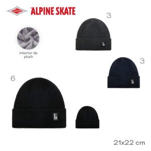 31095-	Gorro Alpine Skate	21cm	22cm		Acrílico	Interior de plush TEXTIL +INFO+FOTOS