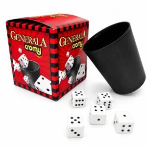 56017 - JUEGO DE DADOS GENERALA 8.5X7.5 +INFO+FOTOS