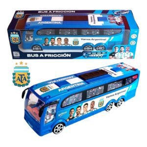 57719- AUTOBUS FRICCION "AFA LICENCIA OFICIAL" 35X10X8 JUGUETE  +info+fotos
