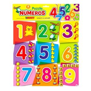 2 PUZZLE NUMEROS DURAVIT  (Caja 36)