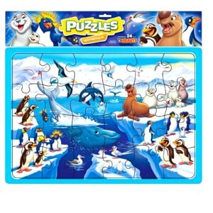 21 PUZZLE CUADRO GDE X 24P  FAUNA ANTARTICA  DURAVIT (Caja 24)