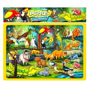 33 PUZZLE CUADRO 24 P GDE  FAUNA MISIONERA  DURAVIT (Caja 24)