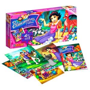 46 PUZZLE 4 EN 1 CAJA  BLANCANIEVES  DURAVIT (Caja 18)