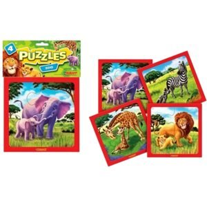 557 PUZZLE X 4  ZOO DURAVIT  (Caja 48)