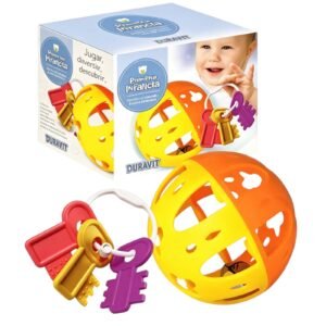 671 PELOTA CON MORDILLO SONAJERO  DURAVIT (Caja 20)