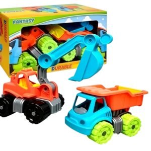682 CONSTRUCTOR MINI FRONTAL+RETROEXCAVADORA INFANTIL  DURAVIT (Caja 12)  (+video)