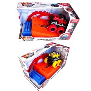 54835 - SET MONSTER FRICCION GO SPEED RUEDAS DE GOMA RAMPA 29X16X15 +INFO+FOTOS