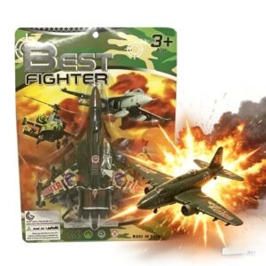 11743- AVION MILITAR PULL BACK 29X21X5,5