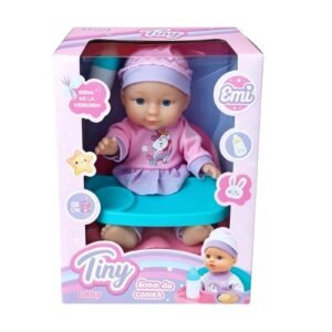 *55805- BEBOTE TINY HORA DE COMER C/ACCESORIOS 18X18X23.5