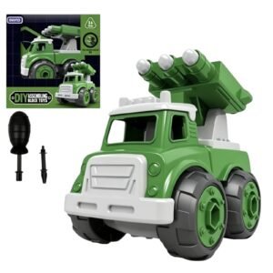*59820- CAMION DESARMABLE MILITAR INTERACTIVO C/HERRAMIENTA DE DESARME VARIOS MOD 13X13X9 - 470GR +INFO+FOTOS