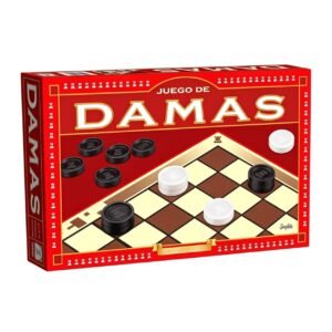IM10 - Damas Linea de lujo. IMPLAS Tradicionales CAJAX8 ,Participantes: 2 jugadores Edad: a partir de 5 años Medidas de la caja 37.5 x 22.5 x 3.5 cm (+INFO PDF)