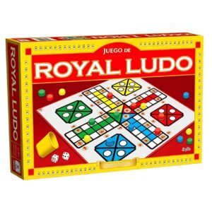 IM2- Royal Ludo Linea de lujo IMPLAS Tradicionales CAJAX8 , Participantes: 2 a 4 jugadores Edad: a partir de 5 años Medidas de la caja 37.5 x 22.5 x 3.5 cm (+INFO PDF)