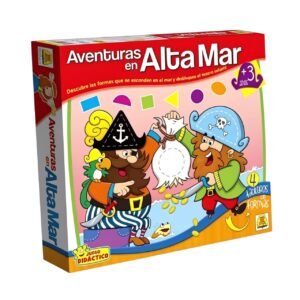 IM424- Aventuras en Alta Mar.DIDACTICOS EDUCATIVOS. Edad: a partir de 3 años Participantes: 2 a 4 Medidas de la caja: 27 x 25 x 4.5 cm Juego didáctico de figuras geométricas. IMPLAS. (+INF PDF)