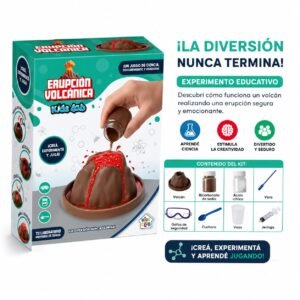57373- JUEGO DE CIENCIA KIDS LABORATORIO VOLCAN EN ERUPCION 21X16X7 +INFO+FOTOS