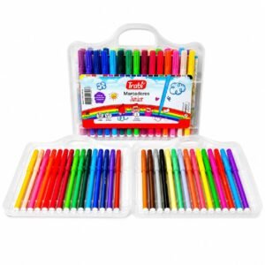 -JVX30- VALIJA MARCADORES INFANTILES JUNIOR TRABI X30 PUNTA REDONDA