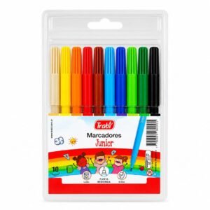 -JX10C- MARCADORES INFANTILES JUNIOR TRABI X10 CLASICO BLISTER