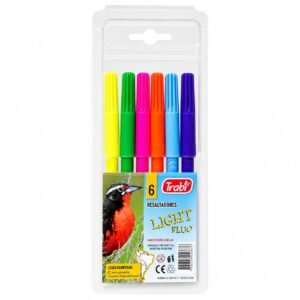-JX6F- MARCADORES INFANTILES JUNIOR TRABI X6 FLUO BLISTER