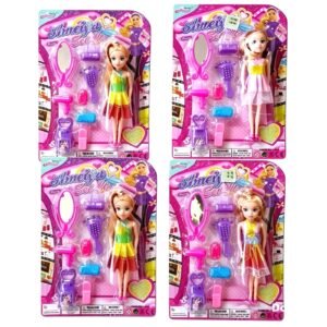 01451 - MUÑECA C/ACCESORIO 9P  4 MOD  23X15.5