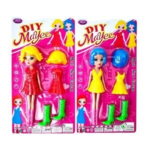 10920- MUÑECA C/ACCESORIOS 5P ARMABLE 38X20