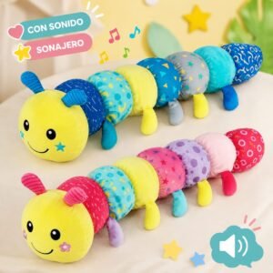 617280- CIENPIES  30"   76CM  SONAJERO 2MOD PELUCHES +INFO+FOTOS