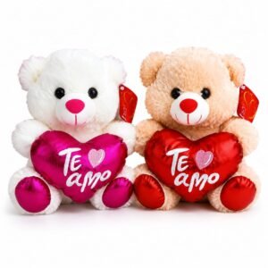 60449- OSO 8"   20CM C/CORAZON peluches +INFO+FOTOS
